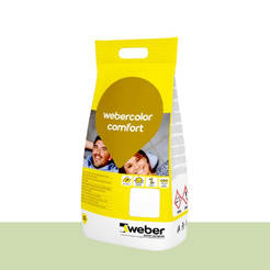 Webercolor comfort grout for joints up to 6 mm, waterproof 1 kg - G605 lichen