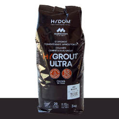 Затирка 3кг черная Hy Grout Ultra MARMODOM