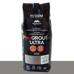 Grout 3kg iron gray grout Hy Grout Ultra MARMODOM