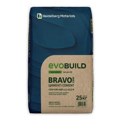 Цимент портланд BRAVO CEM II/B-M (P-LL) 42.5N 25кг ДЕВНЯ