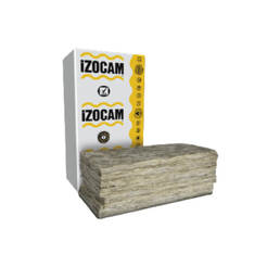 Плиты из каменной ваты 100x600x1200 мм, 50 кг/м³ (2,88 м²/упаковка) IZOCAM