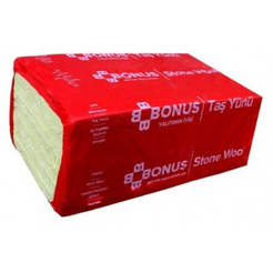 Stone wool facade 60mm, 600x1200mm, 100kg/m³, 2.88m²/package BONUS
