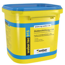 Bitumen waterproofing 2l weber.tec 915 component B WEBER