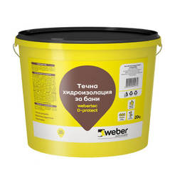 Liquid waterproofing 20 kg weber.tec D-protect