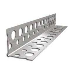 Aluminum corner for ground coat, reinforced 25 x 25 mm - 2.5 m