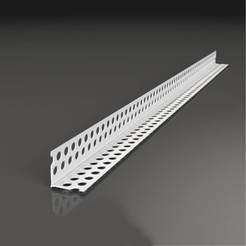 PVC Corner for plaster with a sharp edge 2.5 m