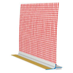 PVC Profile for windows Classic 2.50m with mesh 12.5cm BAUMIT