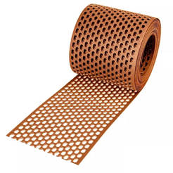 Lüftungsgitter rot 5 m x 0,10 m BRAMAC