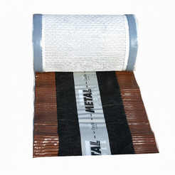 Material for dry installation of ridge MetalRoll 5m, 0.32m brown BRAMAC