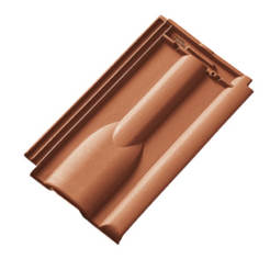 Twiston 9 dark brown ventilated roof tile Serbia TONDACH