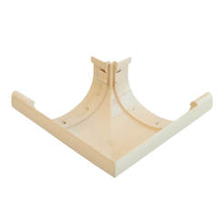 External corner for gutter 90° PVC LG29 sand NICOLL