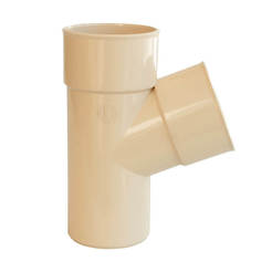 Y - Elbow for gutter pipe 67° 30 PVC LG25 sand NICOLL