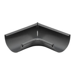 Outer corner for gutter 33, cast anthracite RAL 7016
