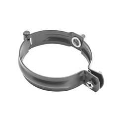 Pipe clamp without screw Ф100mm, for stud M10 anthracite RAL 7016