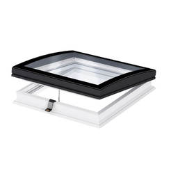 Flat roof window CVP 0573, 80 x 80 cm, electric, with dome