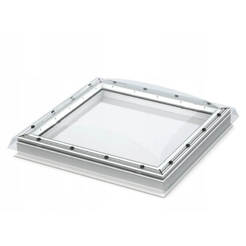 Flachdachfenster CFP 0073 90x90cm nicht zu öffnen mit Kuppel VELUX