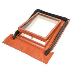 Dachfenster rot Luminex Alu 60 BRAMAC