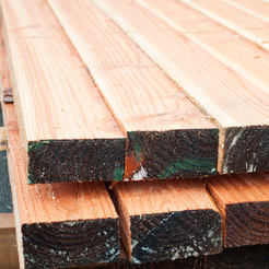 Дървен материал ребра 5 см х 10 см х 4 м