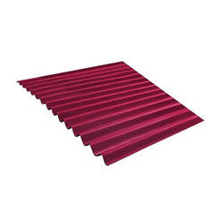 Corrugated board red Guttapral 200 x 93 cm
