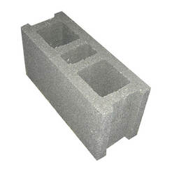 Brick concrete 40 x 20 x 15 cm gray