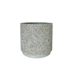 Mosaic wash basin 45 x 45 cm, brown round #110