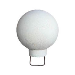 Бетонный ограничитель парковки №351 белый.