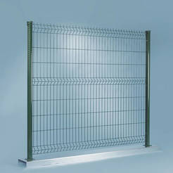 Fence panel 1.93 x 2.5 m, green NYLOFOR 3D PRO