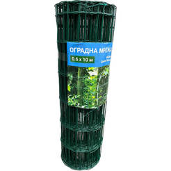 Сетка для зеленой садовой ограды 0,60 м/10 м Ø2,1 мм 100x75 мм ROSSIMA