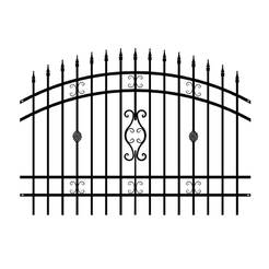 Galvanized fence panel Ankara 1.25 x 1.45 x 2.00m POLBRAM