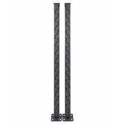 Zaunpfosten 1,60 m mit Kappe und Platte, Profil 60x60 mm, anthrazit RAL 7016 Stop ROSSIMA