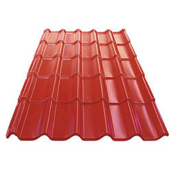 Метални керемиди за покрив ECO червен 1.17м х 1.79м, 0.40мм, h=35см