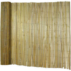Fence cover natural split bamboo 3 x 1m RW 85091 ROSSIMA