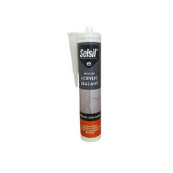 Universal silicone 280 ml white joint sealant SELSIL