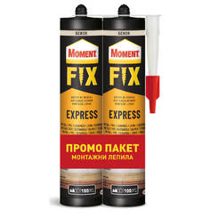 Mounting glue Moment Express Fix PL600, 2 x 375g