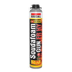 Fire-resistant polyurethane foam gun 750ml SOUDAL