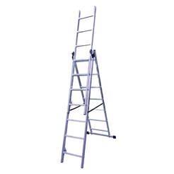 Professional aluminum ladder - up to 150 kg