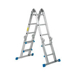 Folding aluminum ladder 4 x 4