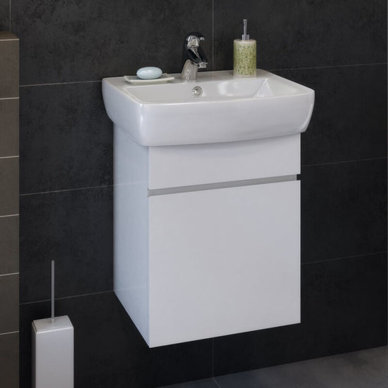 ПВХ Шкаф с раковиной 50 x 38 x 61,5 см, подвесной, Laura 50 ? MASTERHAUS