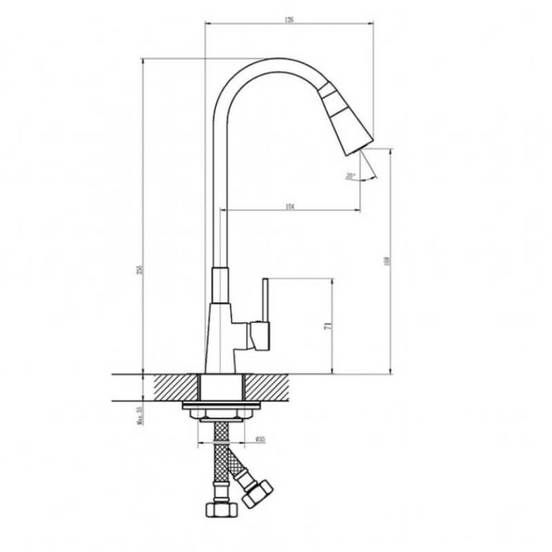 0102020390-01-smesitel-za-kuhnja-kitchen-line-stojasht-silikonova-lebedka-cheren-polirano-zlato_552x552_pad_478b24840a