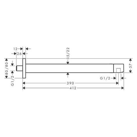 0102030421-4-ramo-za-dush-shower-arm-e-bjal-mat-39-sm-hansgrohe_552x552_pad_478b24840a