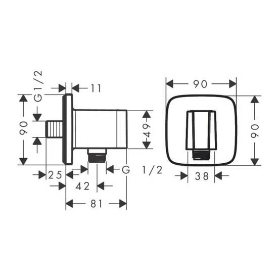 0102040773-1-koljano-stenno-s-dyrzhach-fix-fit-q-wall-outlet-s-vyzvraten-klapan-hrom-hansgrohe_552x552_pad_478b24840a