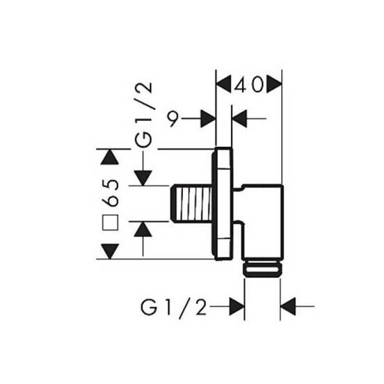 0102040778-1-koljano-stenno-fix-fit-fine-e-wall-outlet-s-vyzvraten-klapan-cheren-mat-hansgrohe_552x552_pad_478b24840a