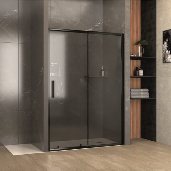 0105030696-1-paravan-za-banja-ot-120-140h190sm-cheren-profil-reguliruem-tonirano-styklo-inter-ceramic_552x552_pad_478b24840a