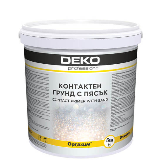 Контактная грунтовка с песком для бетона Deko Professional - 1 кг ⋆ .