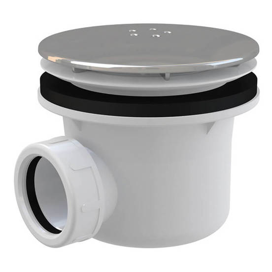 Сифон для душевого поддона ф90мм металл люкс A49K ? MASTERHAUS