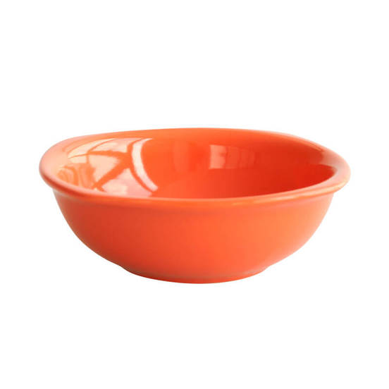 Ceramic square bowl 16 cm 250 ml orange ⋆ MASTERHAUS
