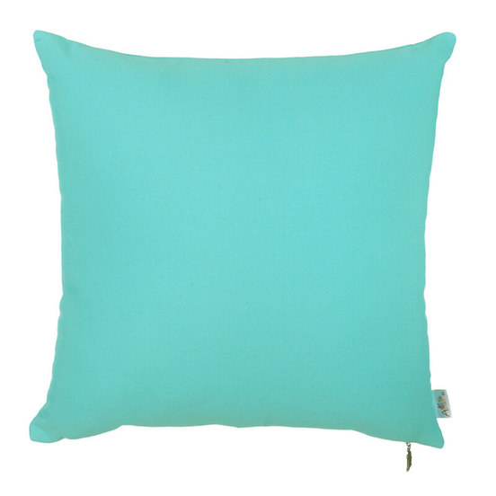 turquoise accent pillow