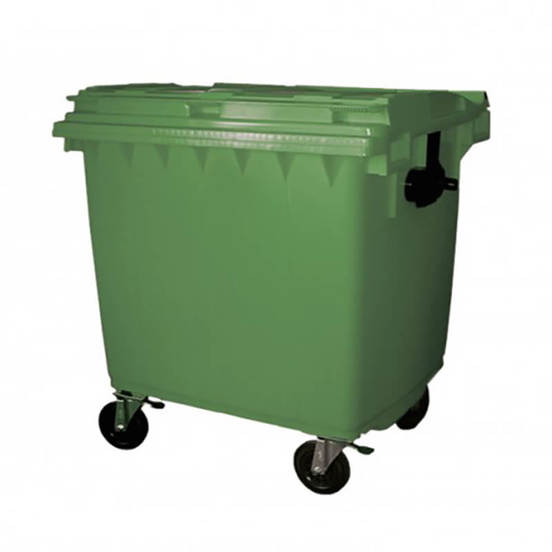  контейнер для мусора 1100 л, с крышкой, 4 колеса ⋆ MASTERHAUS