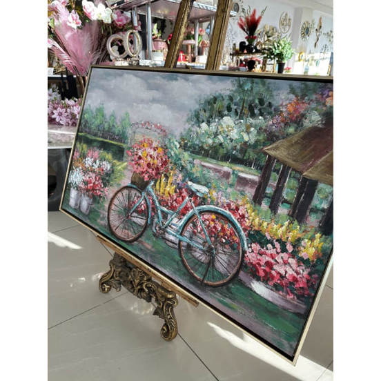 0607012053-3-kartina-s-ramka-60x100sm-maslena-kolelo-s-cvetja-331073_552x552_pad_478b24840a