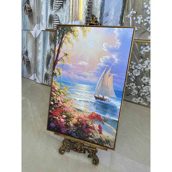 0607012061-3-kartina-s-ramka-60h90sm-maslena-platnohodka-i-dyrvo-na-brega-331098_552x552_pad_478b24840a